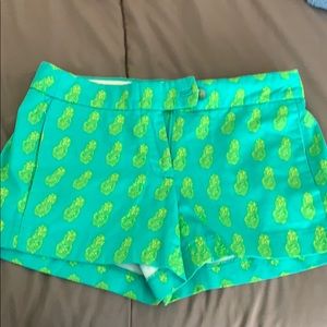 JCrew Pineapple print shorts